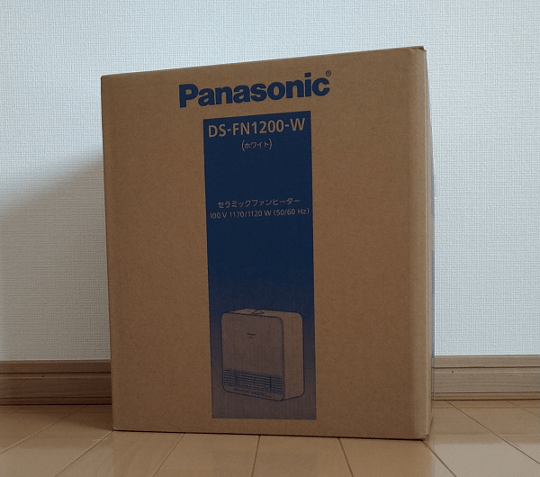 Panasonic セラミックファンヒーター「DS-FN1200」レビュー